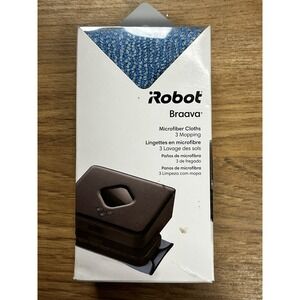 iRobot Braava Microfiber 3 Mopping Cloths pack - New in Original Box